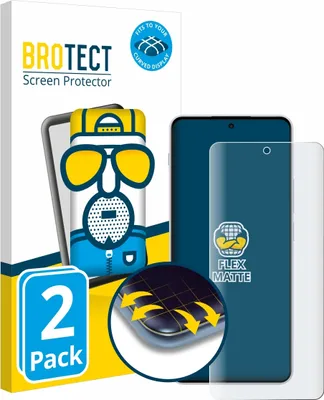 Produktbild von 2x BROTECT Fullscreen Schutzfolie für OnePlus Nord 4 Displayschutz Folie Fullcover Matt Entspiegelungsfolie