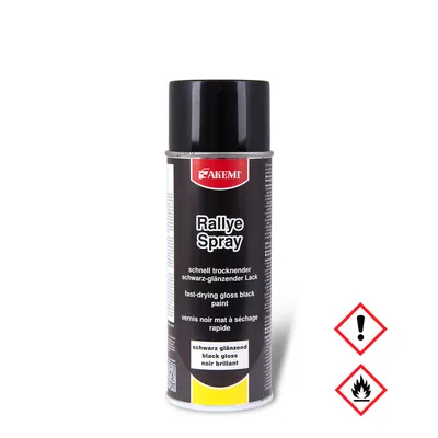 Produktbild von Akemi Rally schwarz glaenzend Farbspray vergilbungsfrei 400ml