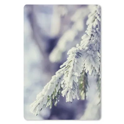 Produktbild von MuchoWow® Mauspad Mousepad Winter - Tannenbaum - Schnee - Ländlich 18x27 cm - Mousepads - Maus Mat - Pad - Mausunterlage
