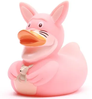 Produktbild von Badetier Känguru pink Vinyl 8,5 cm
