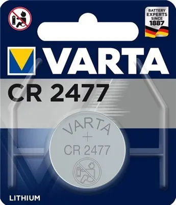 Immagine prodotto di 10X Varta 40866 Elettronica Professionale CR2477 (6477) - Batteria al litio, 3 V