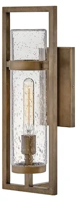 Zdjęcie produktu dla Kinkiet zewnętrzny CORDILLERA brązowa patyna 1xE27x60W aluminium wym:50,8x19,1x18cm IP44 Hinkley