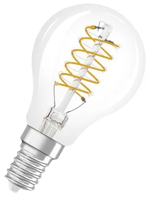 Produktbild von Osram LED Spiral Filament Tropfen Vintage 1906 4,8W = 40W E14 klar 470lm warmweiß 2700K DIMMBAR