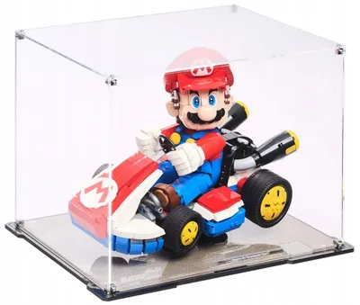 Immagine prodotto di Vetrina nera per LEGO® 72037 Super Mario – Mario Kart: Mario e Kart standard