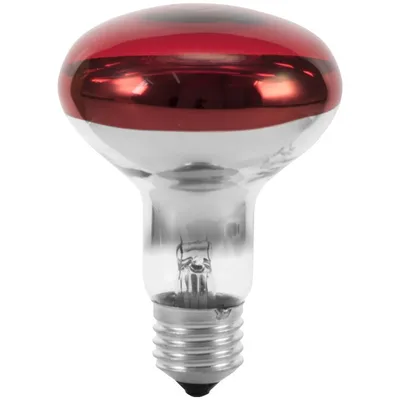 Produktbild von R80 Reflektor Glühlampe, 60 Watt, E27 Sockel, 230 Volt, Rot, 110x80 mm