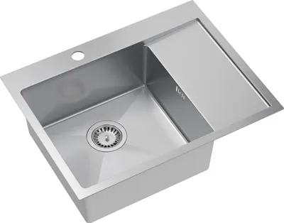 Produktbild von QUADRON Spülbecken 1-Becken Spüle | Größe: 62 x 48 x 20 cm | RUSSEL 116 | Küchenspüle Edelstahlspüle mit Siphon | Stahl Pvd