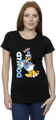 Produktbild von Disney - "Donald Duck Cool" T-Shirt für Damen BI33087 (XXL) (Schwarz)