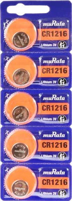Produktbild von Murata Lithium Zellen im 5er Blister, CR1216 - CR2450