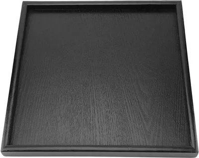 Productafbeelding van Famanu serveerplank, 60x60 cm - Massief hout, zwart