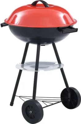 Obrázok produktu pre Prenosný gril na drevené uhlie s kolieskami 44 cm