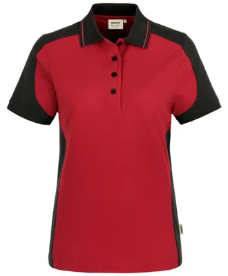 Produktbild von HAKRO Hakro Damen Poloshirt Contrast Performancer #239 Gr. XS rot