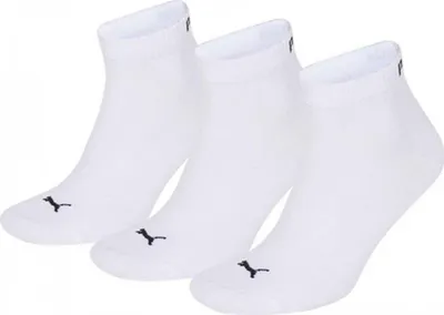 Produktbild von Puma Uni Quarter Plain 3P White White 35-38