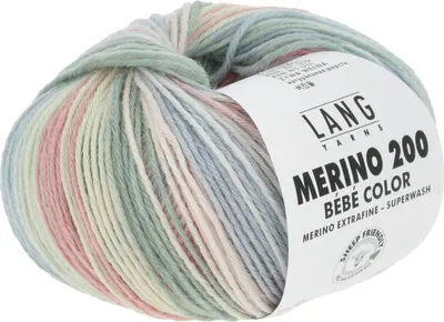 Produktbild von Lang Yarns Merino 200 Bebe Color (155) Farbe: 451 ()