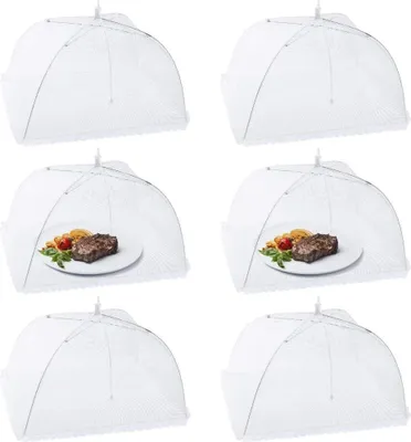 Produktbild von Speisennetz 1 Stück, Pop-up-Gitterzelt 43 x 43 cm, Faltbares Grill- und Picknickzelt Für Terrasse, Camping, Garten