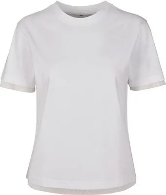 Productafbeelding van Bouw je merk: Dames T-shirt met vetersdetail