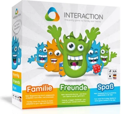 Produktbild von INTERACTION - The party game for family and friends (Spiel)