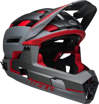 Produktbild von BELL Fullfacehelm SUPER AIR R SPHERICAL matte grey/red : M Größe: M