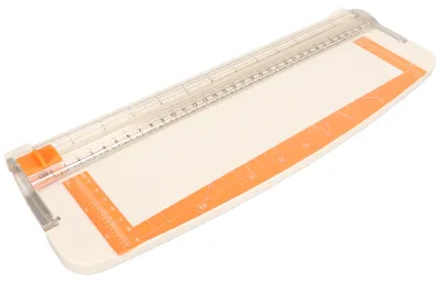 Obrázok produktu pre Malá rezačka na papier formátu A4 s presným rezom a pravítkom s dĺžkou 12,6 palca – univerzálna rezačka na papier do kancelárie, školy aj domácnosti