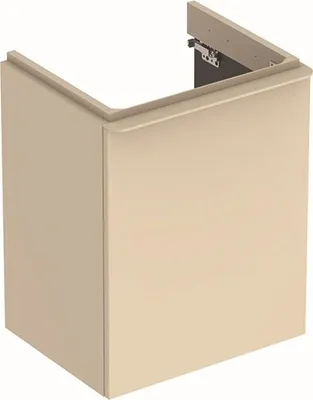 Produktbild von Geberit Smyle Square Handwaschbecken Unterschrank, 500364, 492x617x406mm, mit eine Tür, linksöffnend, 500.364.JL.1