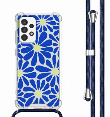 Obrázek produktu pro imoshion Designové pouzdro s páskem Samsung Galaxy A53 – Cobalt Blue Flowers Connect