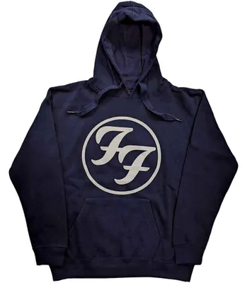 Produktbild von Foo Fighters FF Logo Navy Blue XL Hoodie