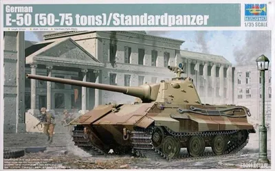 Obrázok produktu pre Trumpeter Nemecký E-50 (50-75 ton)/Standardpanzer 1:35