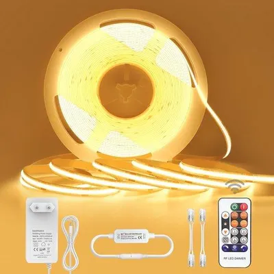 Obrázek produktu pro LED pásky, teplá bílá – stmívatelné – 10 metrů – vodotěsné – 24 V