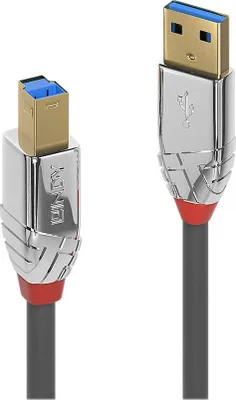 Obrázek produktu pro Lindy 36664, 5 m, USB A, USB B, USB 3.2 Gen 1 (3.1 Gen 1), 5 Gbit/s, Šedá