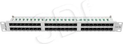 Produktbild von Patch panel Lanberg PPU5-1048-S (1U; kat. 5e; 48xRJ-45)