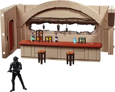 Produktbild von Star Wars Mandalorian Nevarro Cantina + Imperial Death Trooper Figurenset