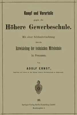 Produktbild von Kampf und Vorurteile gegen die Höhere Gewerbeschule