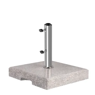 Produktbild von Sekey Sonnenschirmständer Granit 29 kg Rund Edelstahl Sonnenschirmsockel Balkon Terrasse