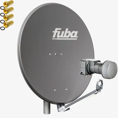 Produktbild von Fuba DAL 802 A Sat Satelliten Anlage Schüssel Twin LNB LMB DEK 217 2 Teilnehmer