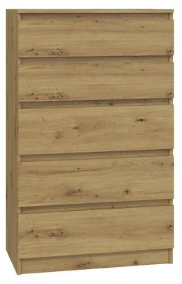 Obrázek produktu pro Topeshop M5 ARTISAN, Dub, 5 zásuvka/zásuvek, Dřevotřískové desky, Jednobarevný, Moderní, Dřevotřískové desky