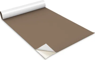 Immagine prodotto di Pellicola autoadesiva per mobili - Pellicola decorativa - Mobili da tavolo - Tagliabile su misura - Colore marrone - 100 x 50 cm