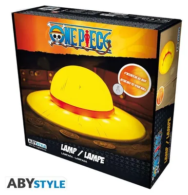 Zdjęcie produktu dla Przenośna latarka LED One Piece – Słomkowy Kapelusz Luffy'ego (25 cm) – opakowanie uszkodzone