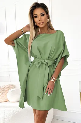 Produktbild von Numoco Minikleid für Frauen Sofia olive 2XL/3XL