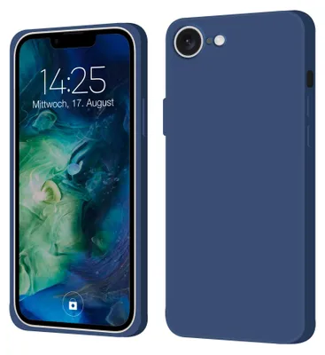 Produktbild von Hülle für Apple iPhone 17e Case Cover Bumper Smartphone Softgrip Schutzhülle Farbe: Blau