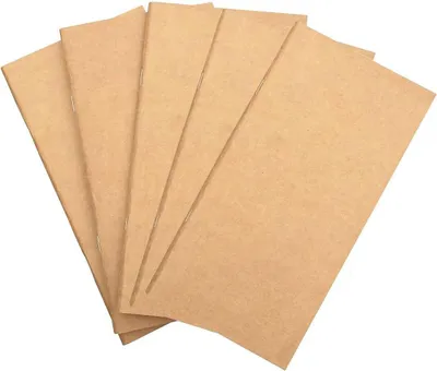Image de Lot de 5 intercalaires réutilisables, 180 feuilles, 360 pages, pour carnets