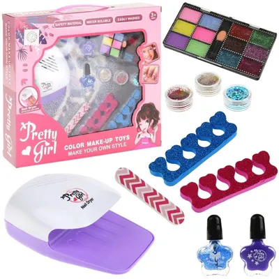 Zdjęcie produktu dla Zestaw do Stylizacji Paznokci dla Dzieci Suszarka Kosmetyki Salon Manicure