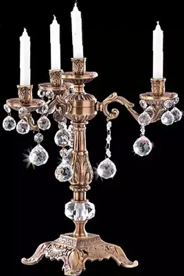 Produktbild von Klassischer Kerzenständer Kerzenhalter Goldener Kerzenleuchter Kandelaber