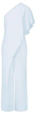 Produktbild von APART Fashion Damen One-Shoulder-Jumpsuit, asymmetrischer Overall mit weitem Bei