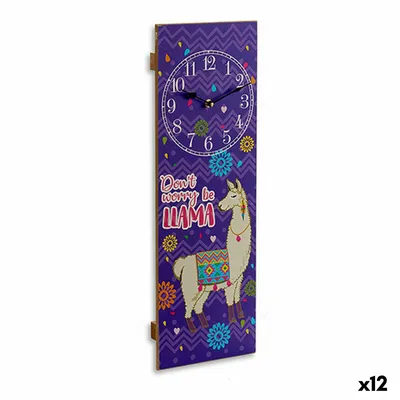 Obrázok produktu pre Nástenné hodiny Flame (2,5 x 60 x 20 cm) (12 kusov)