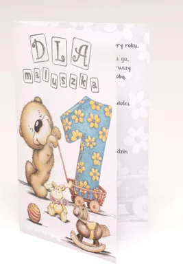 Produktbild von Grußkarte für ein Baby (blau 1)