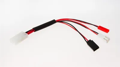 Produktbild von Robitronic Ladeadapter Tamiya ->Futaba/BEC/Micro