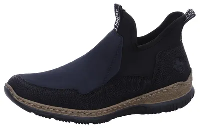 Produktbild von Rieker Wildebuk Damenschuhe Stiefeletten Schlupfstiefel Schwarz Freizeit