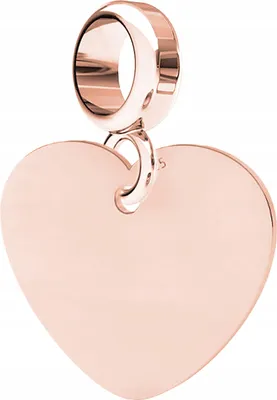 Produktbild von Vergoldeter Herz-Charm, Herz, Herz, Silber 925