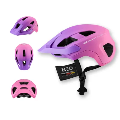 Produktbild von KED Embrace MU-1 Allround Helm Für City Trail Mit Verstellbarem Visier Und Beleuchtung Fahrradhelm Farbe: Violet Pink Matt Größe: 58-62 (L)
