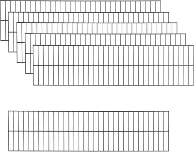 Produktbild von Gartenzaun Zaunelemente Doppelstabmattenzaun 6er Set RAL 7016 Zaun Gartenzaun