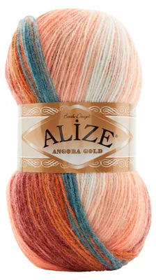 100g Farbverlaufsgarn Alize Angora Gold Batik 8023 Strandspaziergang